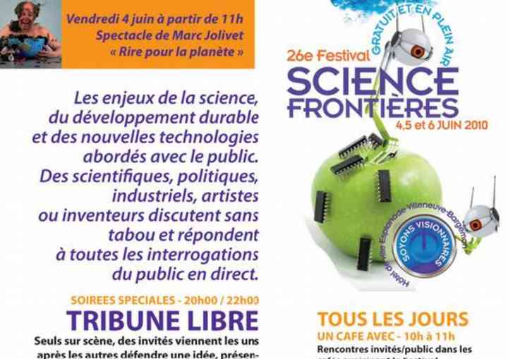 VISIONNAIRES, 26eme FESTIVAL SCIENCE FRONTIERES