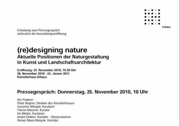 "(RE)DESIGNING NATURE" khaus_pl001