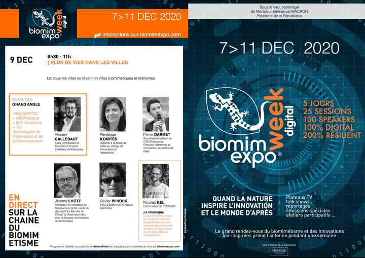 ENTRETIEN GRAND ANGLE BIOMIM'EXPO biomimexpo_pl002